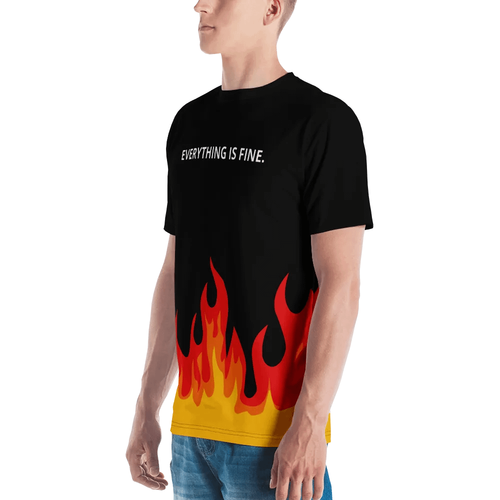 Everything is FINE tshirt product image (4)