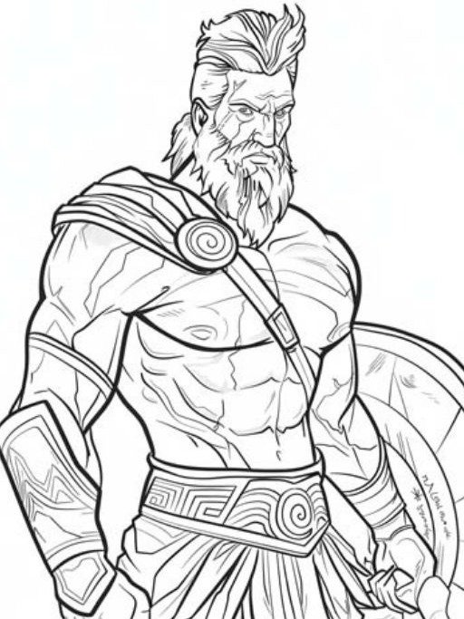 Greek Gods Coloring Book for Adults Tome IV product image (3)