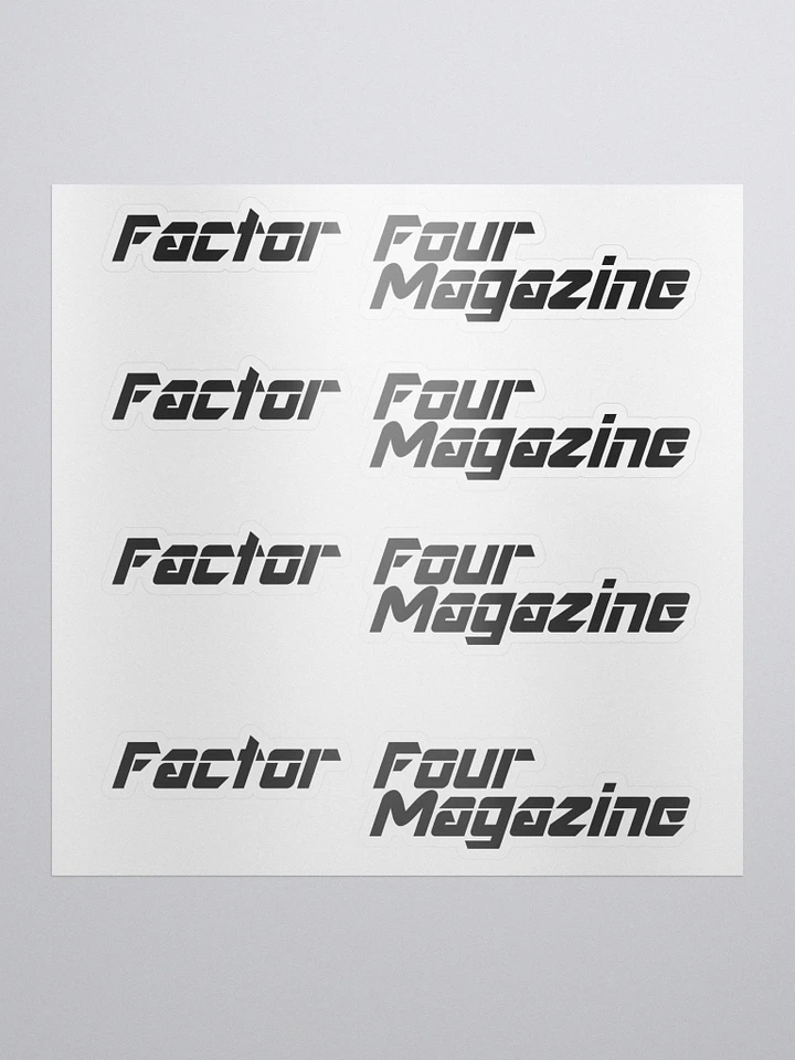 Factor Four Magazine Stickers product image (1)