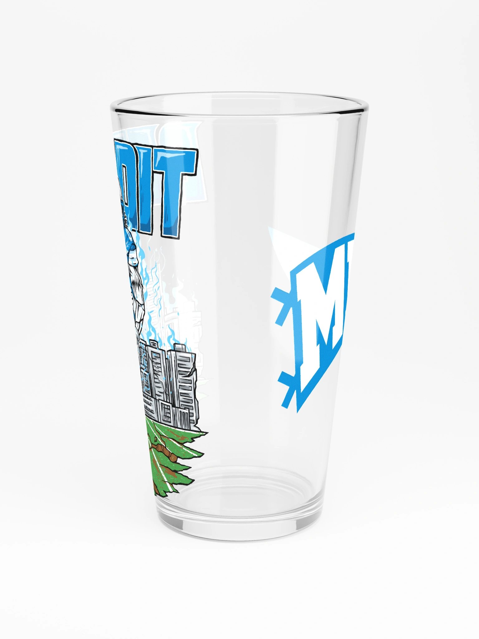 Detroit, the Football City Pint Glass product image (4)