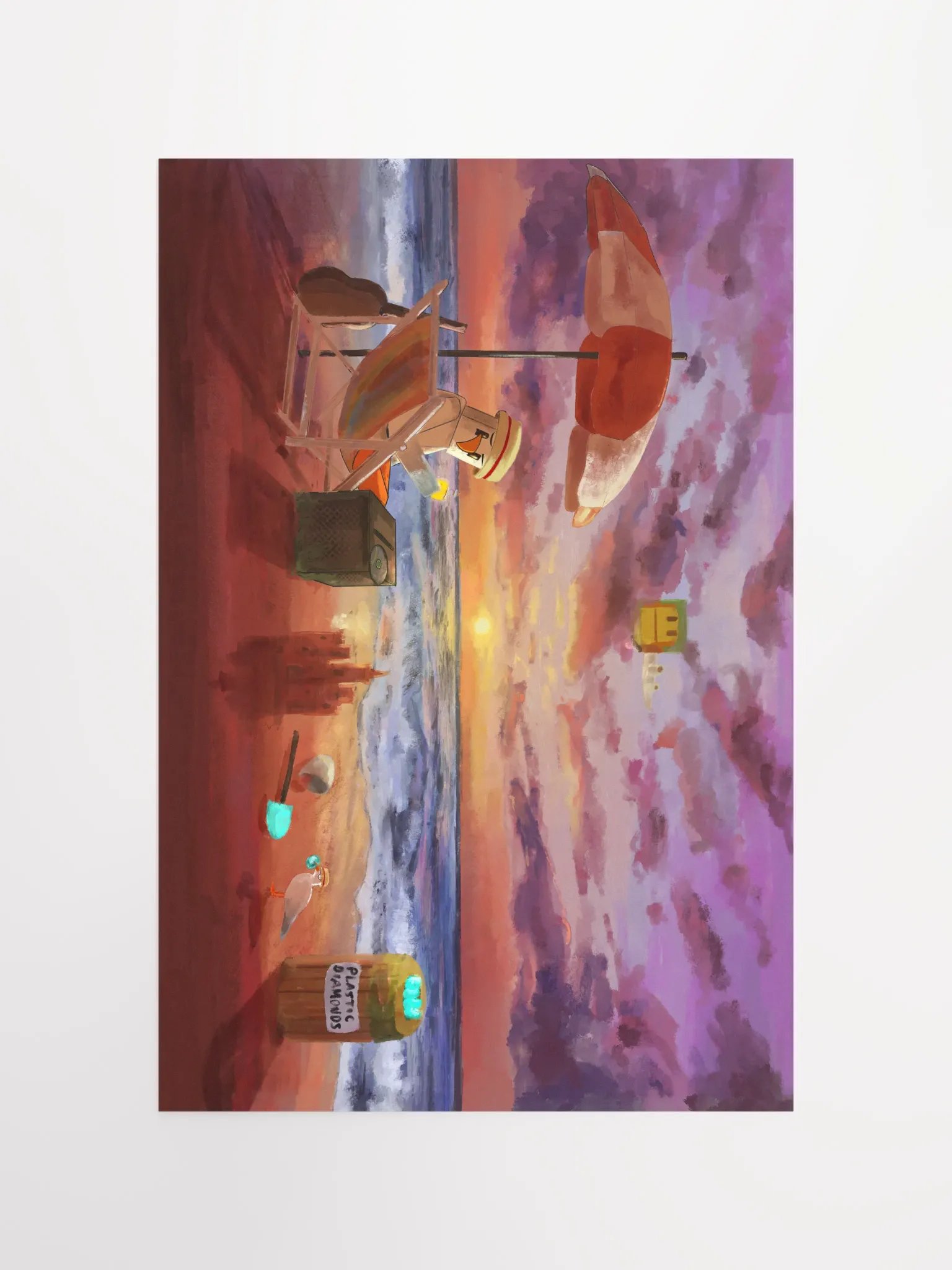 CringyGull Sunset Poster product image (4)