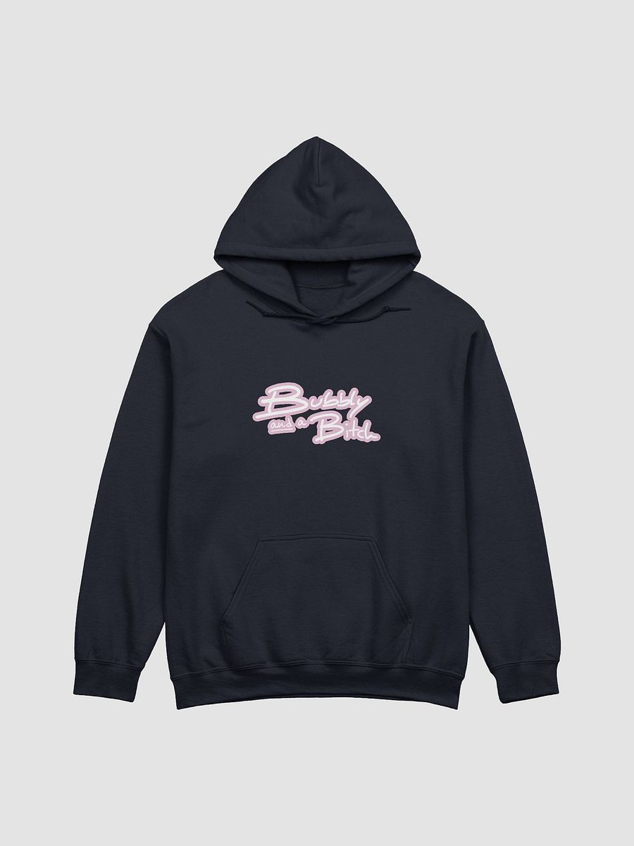 Bubbly and a B*tch (lined design, #E1B9CE) classic hoodie product image (56)
