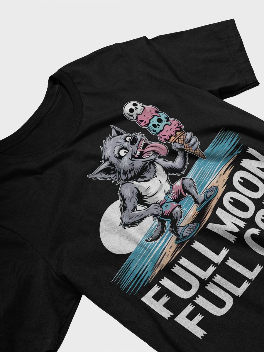 Full Moon Wolf Ice Cream T-Shirt product image (3)