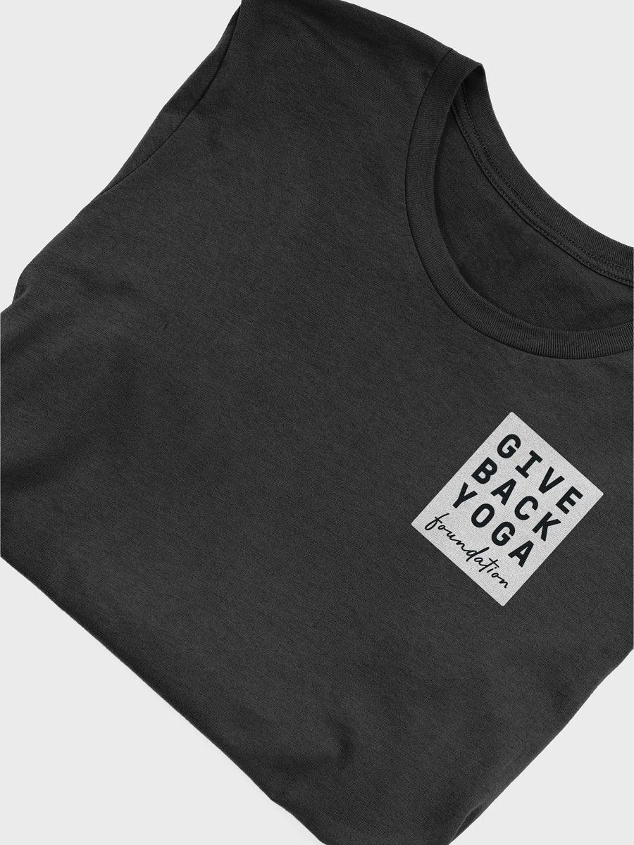 Give Back Yoga Tee - Black product image (4)