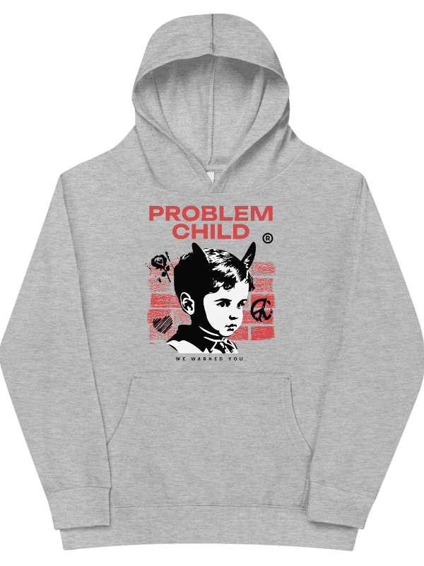 Problem Child | Unisex Cotton Heritage Youth Pullover Fleece product image (2)