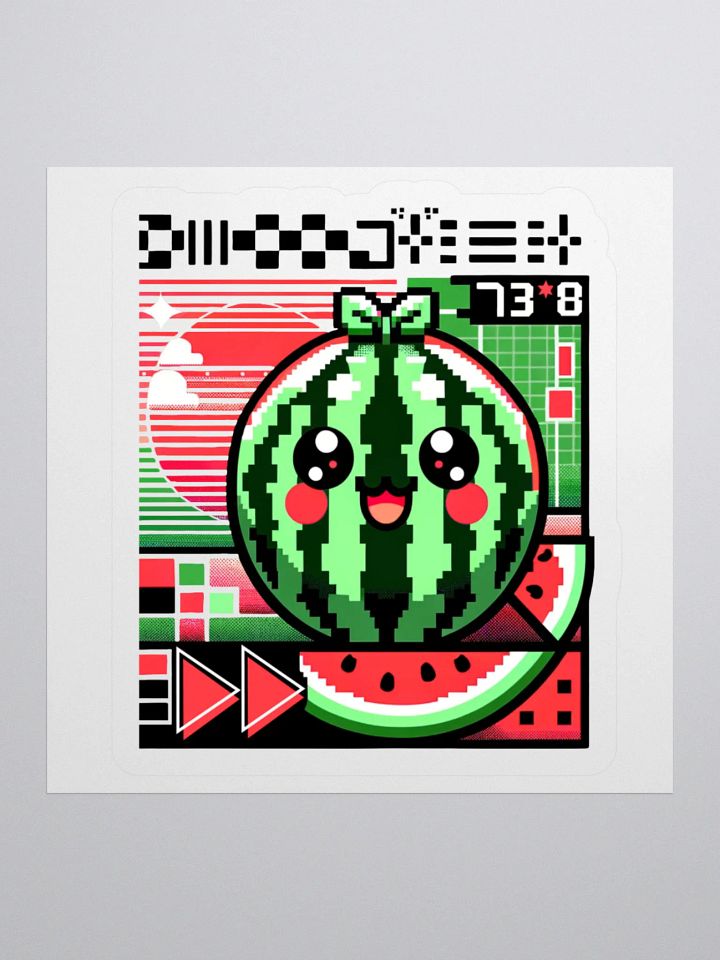 Anime Melon Sticker product image (3)