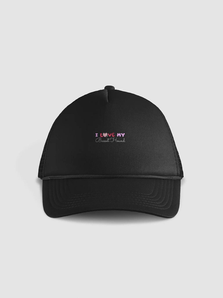 Pawfect Love Basset Hound Foam Trucker Hat product image (1)