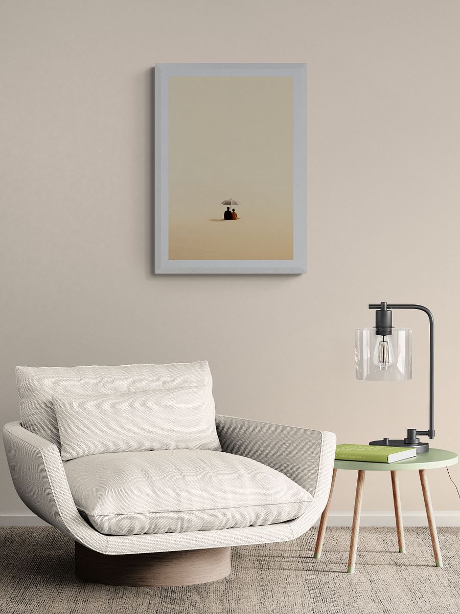 Couple Staring in the Desert Under an Umbrella product image (33)