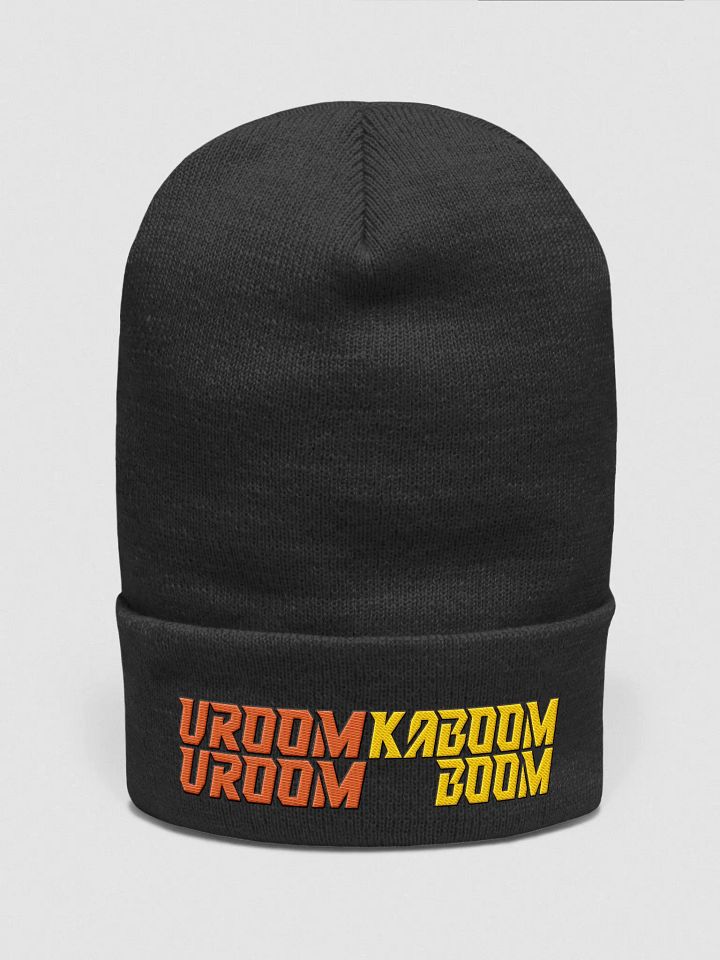 Vroom Vroom Kaboom Boom Cuffed Beanie product image (5)