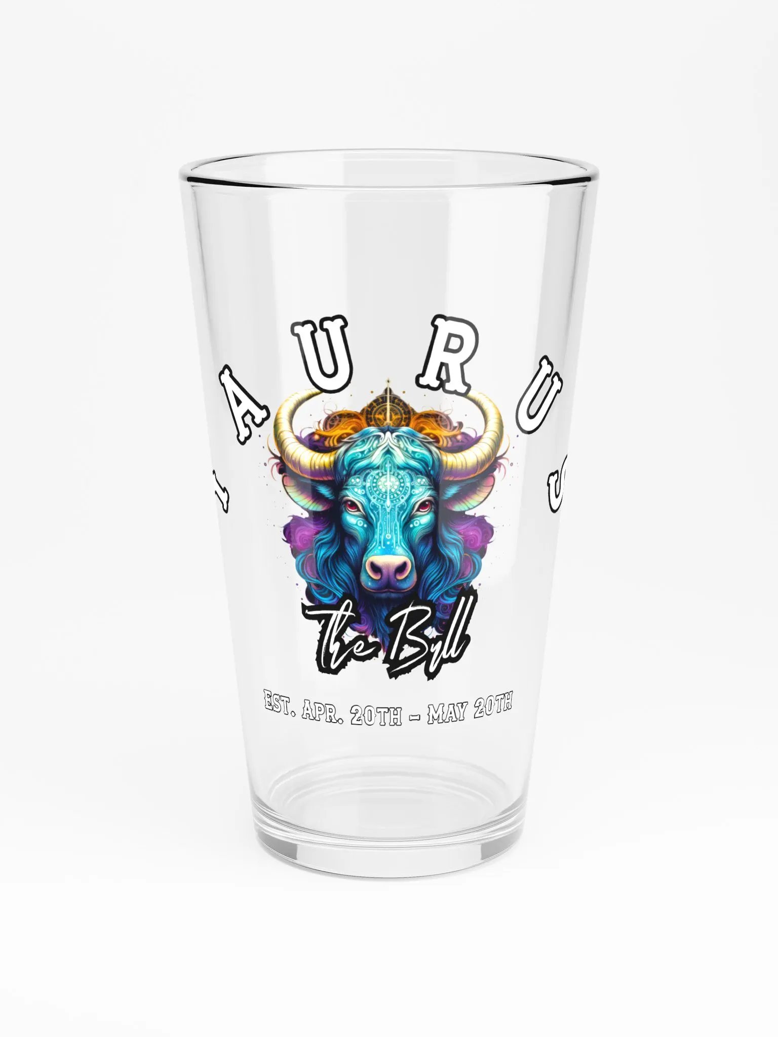 Taurus - Zodiac Shaker Pint Glass product image (3)