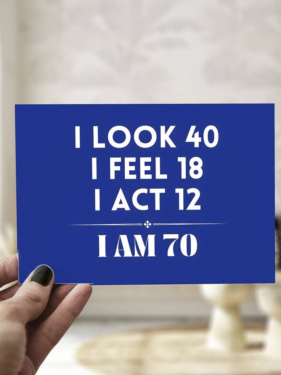 70th Birthday Card product image (1)