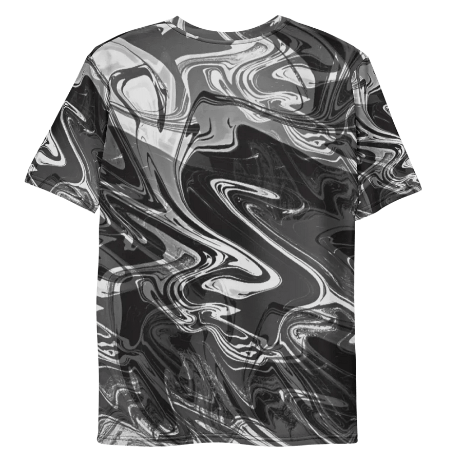 Black and White Swarm Pattern Urban Design T-Shirt product image (9)