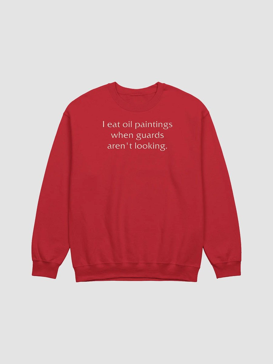 I eat oil paintings classic sweatshirt product image (2)