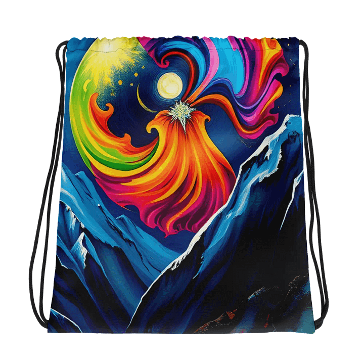 Vibrant Adventure Drawstring Backpack product image (1)