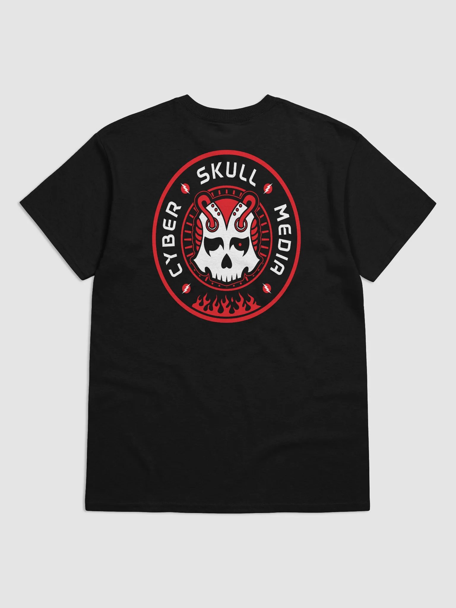 Cyber Skull Halloween 2025 Logo Tee v2 (Basic) product image (2)