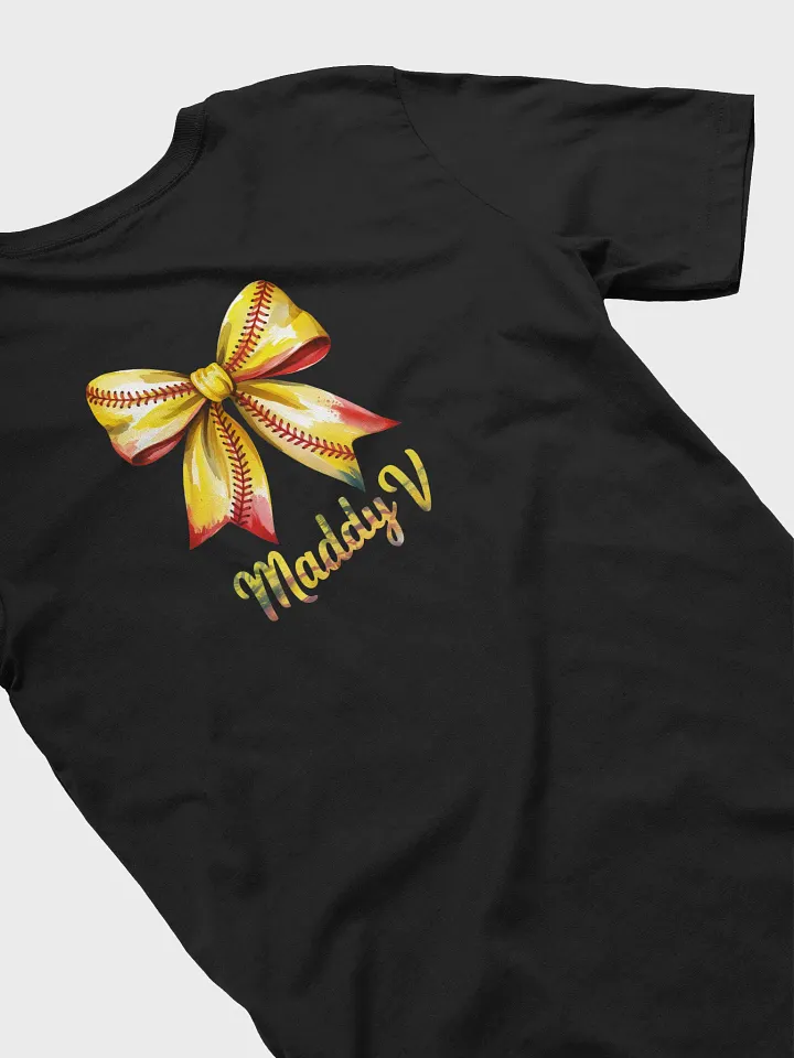 Softball-Inspired Maddy V Bow T-Shirt product image (1)