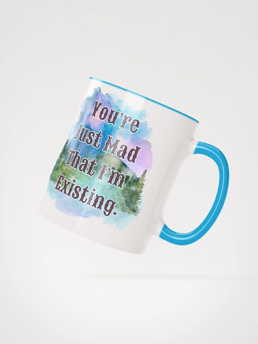 I'm Existing Ceramic Mug with Color Inside product image (2)