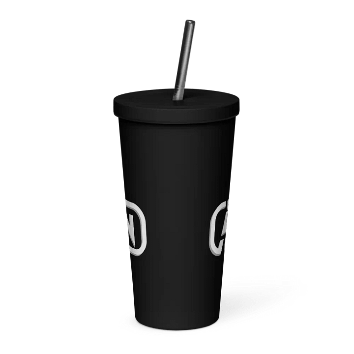 Dj JayCan Insulated Tumbler with a Straw Black product image (2)