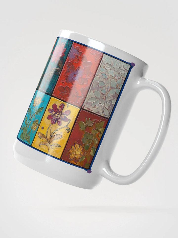 Floral Collage Tile Mug 15oz product image (2)