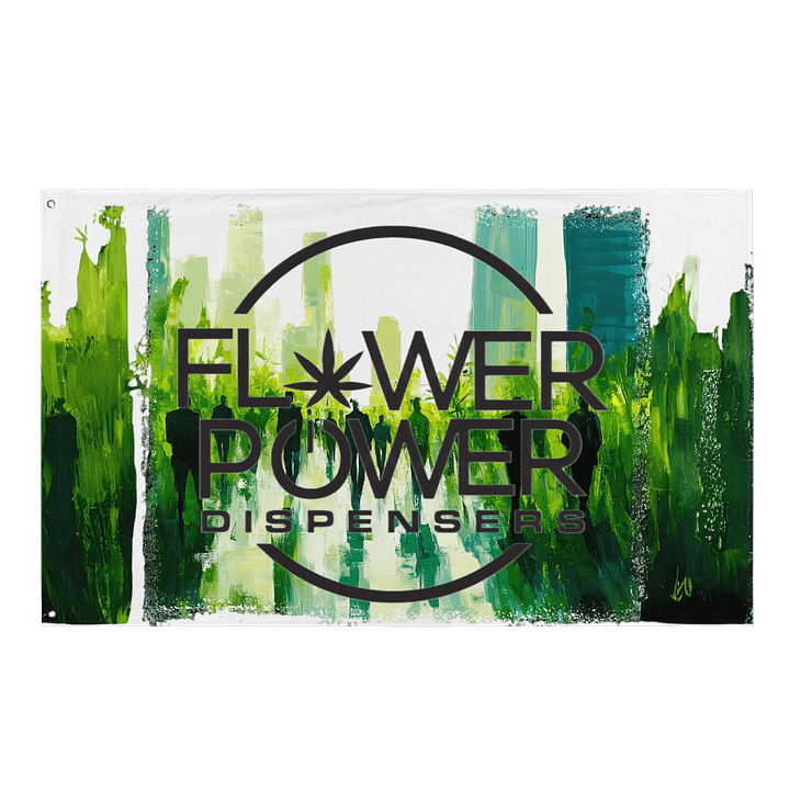 Flower Power Flag (No Outline) product image (1)