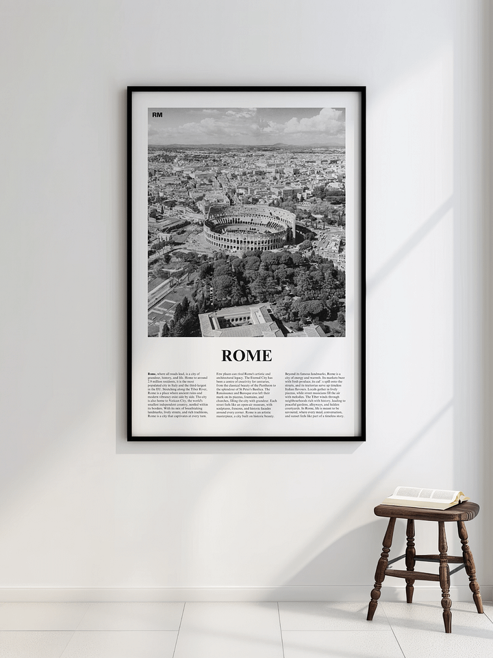 Rome 01 Newspaper Poster product image (4)