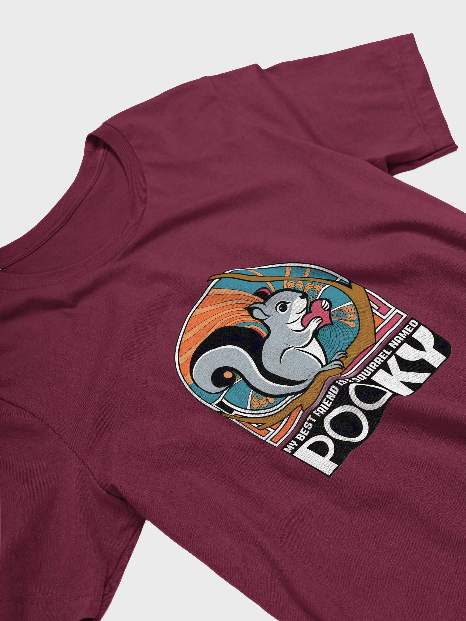 Super Soft and Flattering Tee: My Best Friend is a Squirrel Named Pooky product image (3)