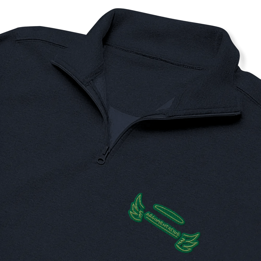 ANGELIC (moss design) embroidered quarter zip product image (11)