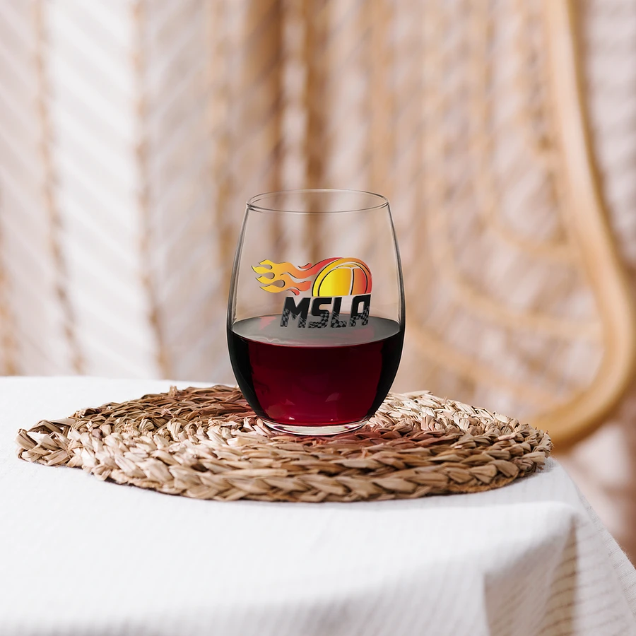 MSLA Logo Stemless Wine Glass product image (6)