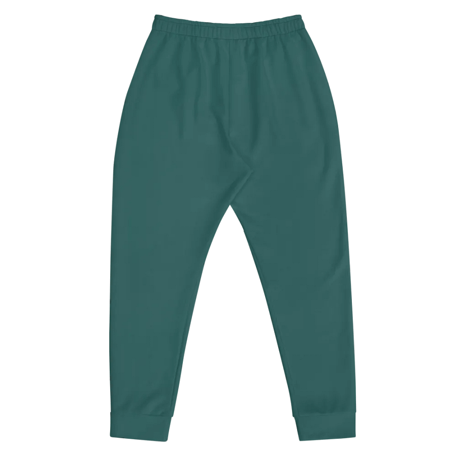Plain Teal Green Soft Summer Recycled Polyester Premium Men's Joggers by Treasure Pie product image (5)