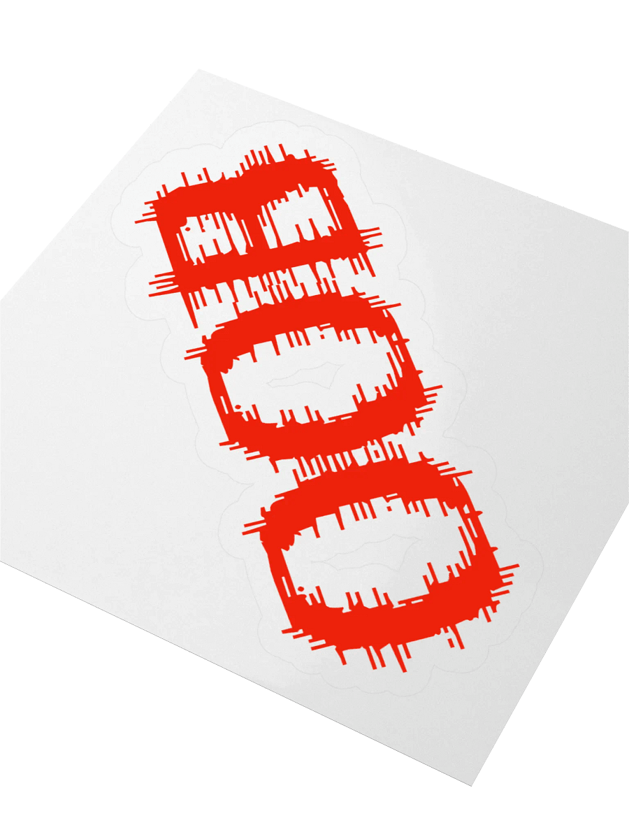 Out of bounds • Red alert Edition Sticker product image (3)
