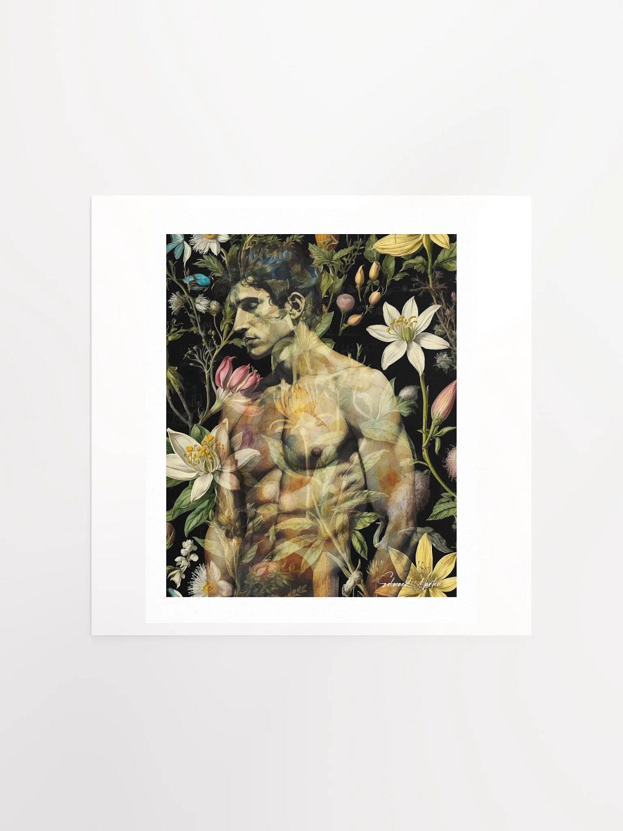 'West of Eden' by Edward Martin : Floral Fusion Matte Poster product image (3)