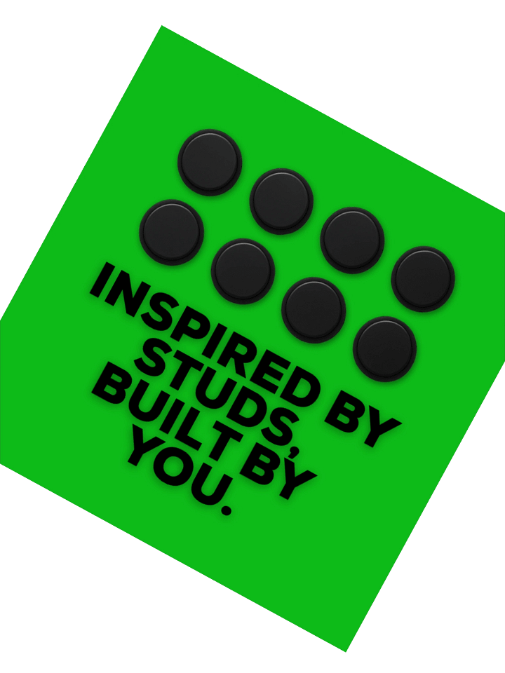 Inspired by Studs (Green) Sticker product image (5)
