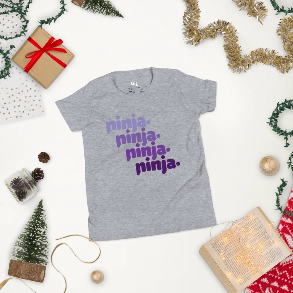 Quad Ninja Kids Tee: Purple product image (7)