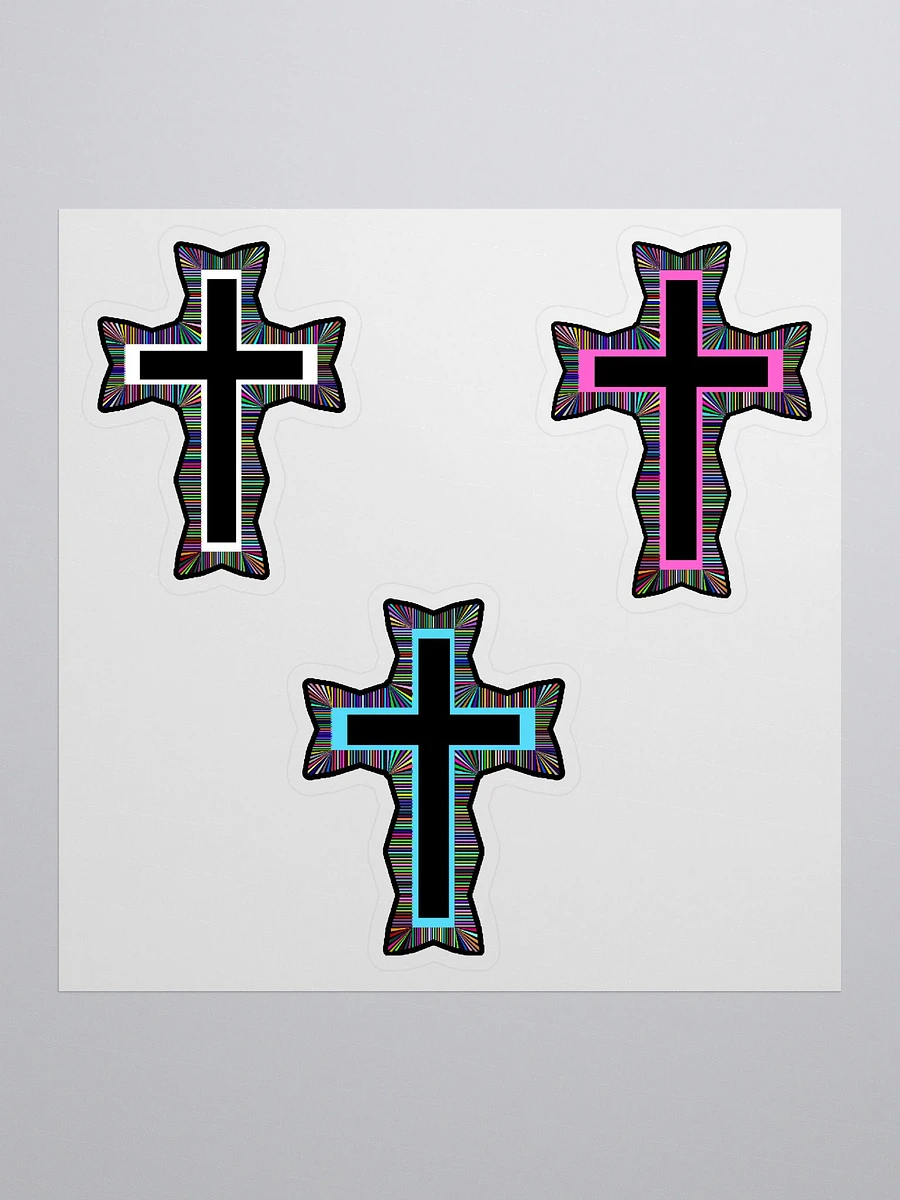 90's Retro Cross Sticker Sheet product image (2)