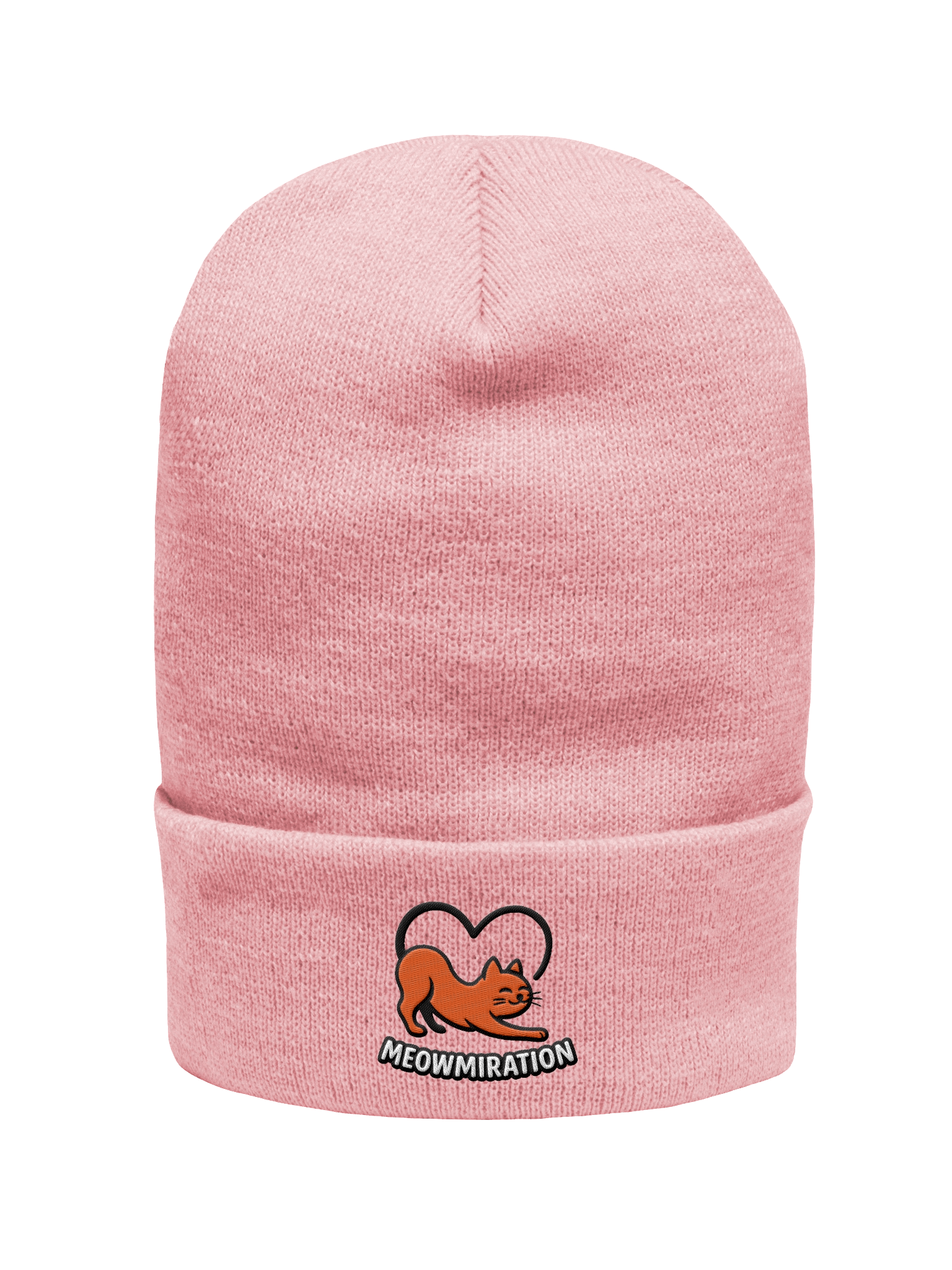Meowmiration Cuffed Beanie product image (1)