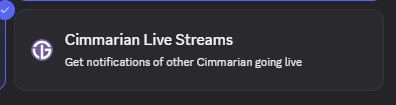 Cimmarian Live Streams