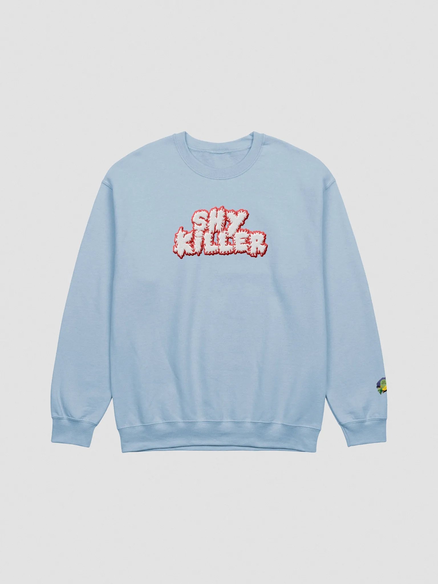 SHY KILLER EMBROIDERED CREW NECK SWEATER product image (5)