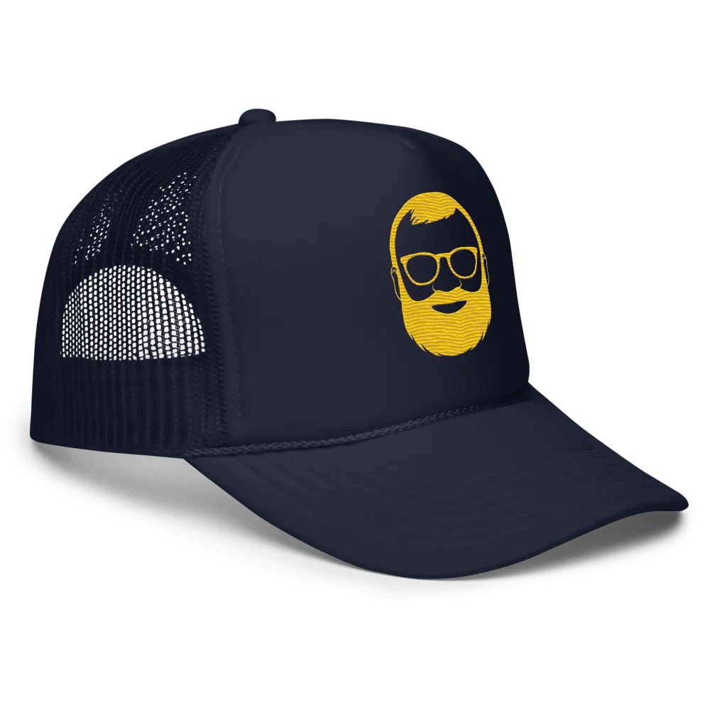 Letterman Beard Trucker Hat product image (3)