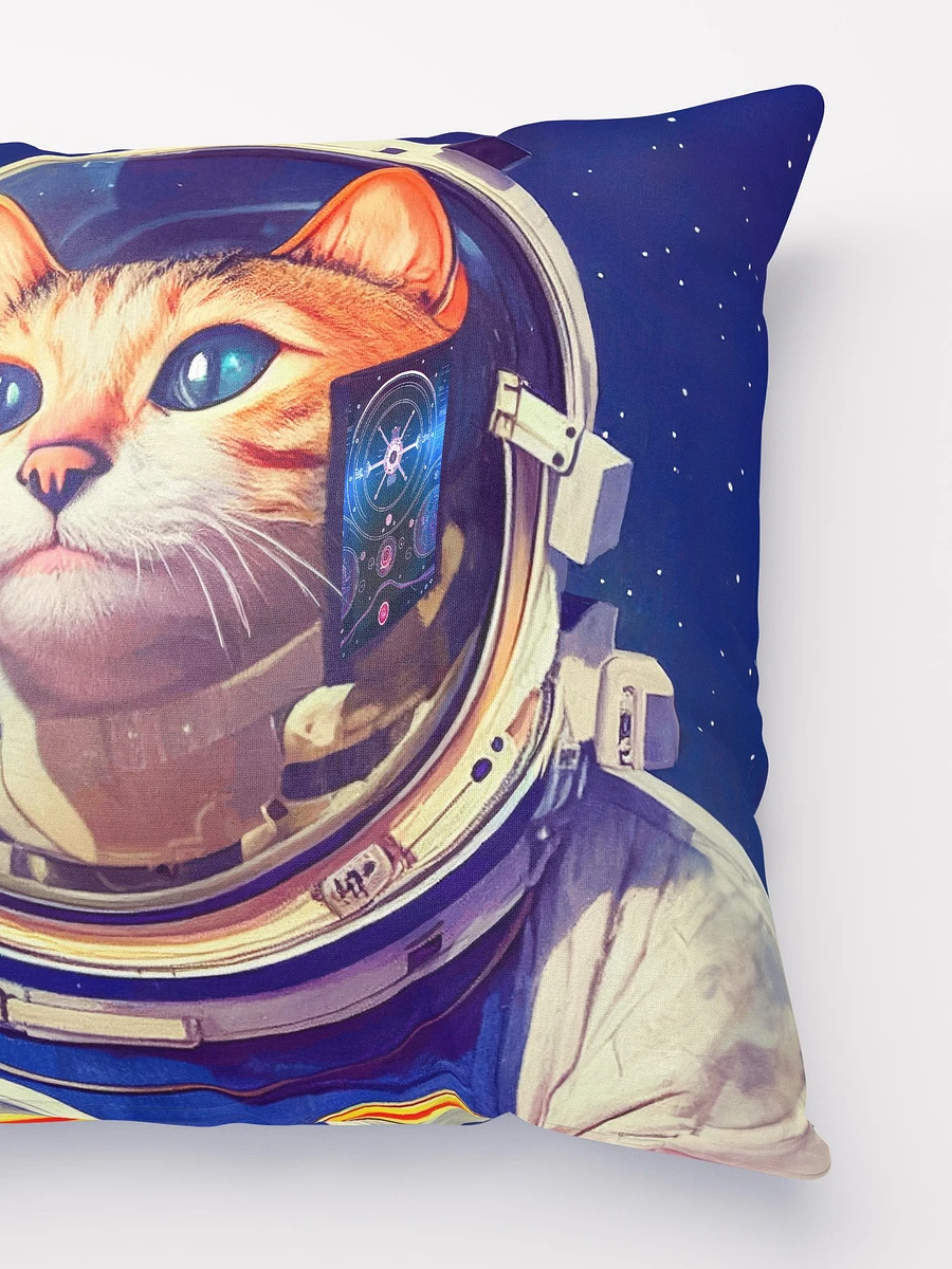 James Tiberius Cat - Astronaut Throw Pillow product image (3)