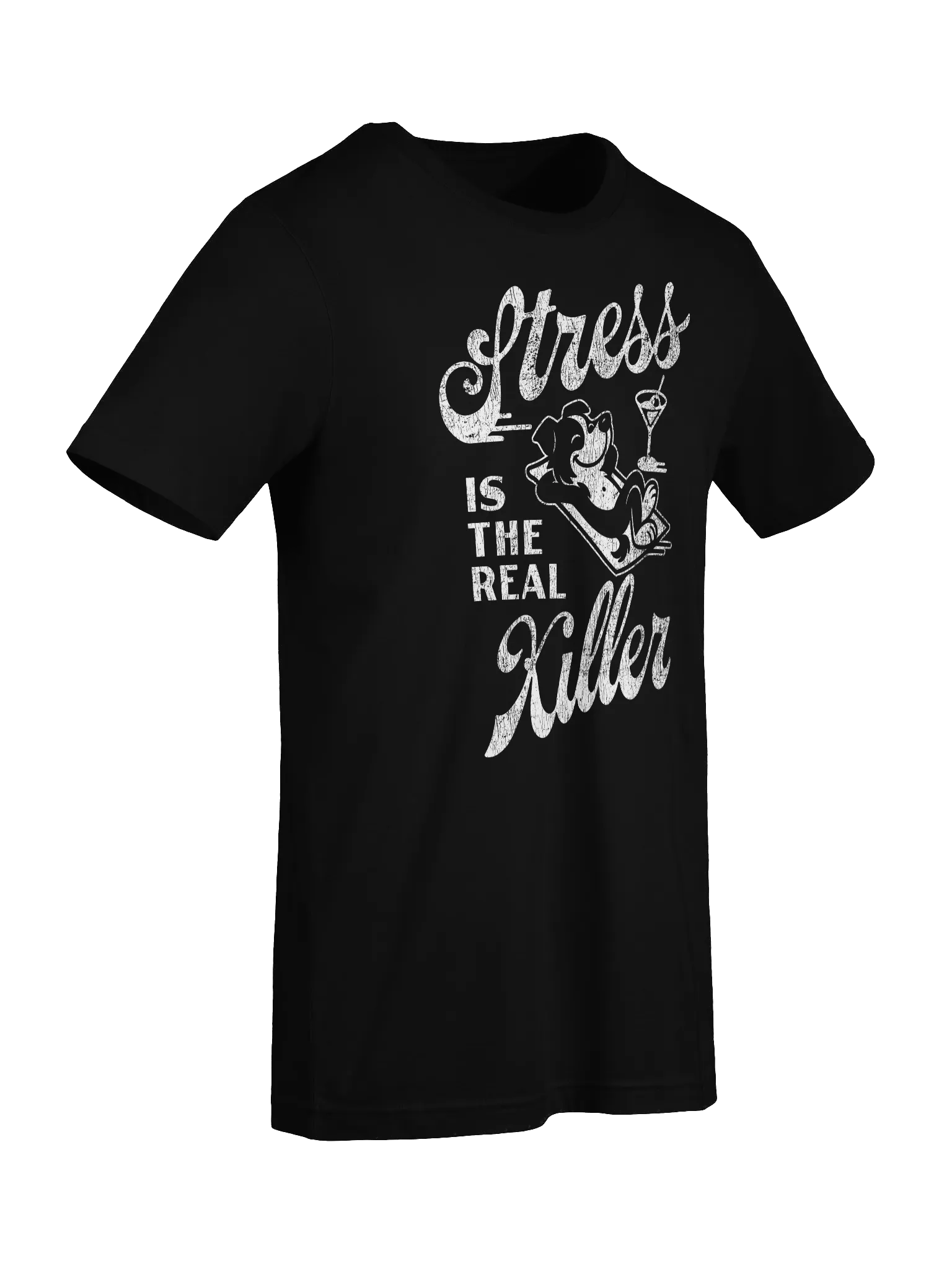 Stress Is the Real Killer – Border Collie Chill Tee product image (4)