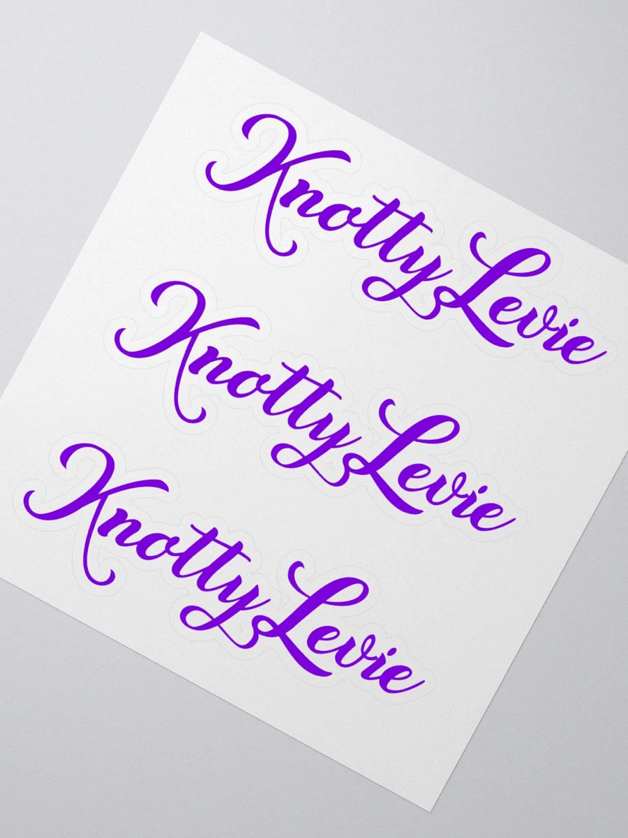 Knotty Levie Stickers product image (2)