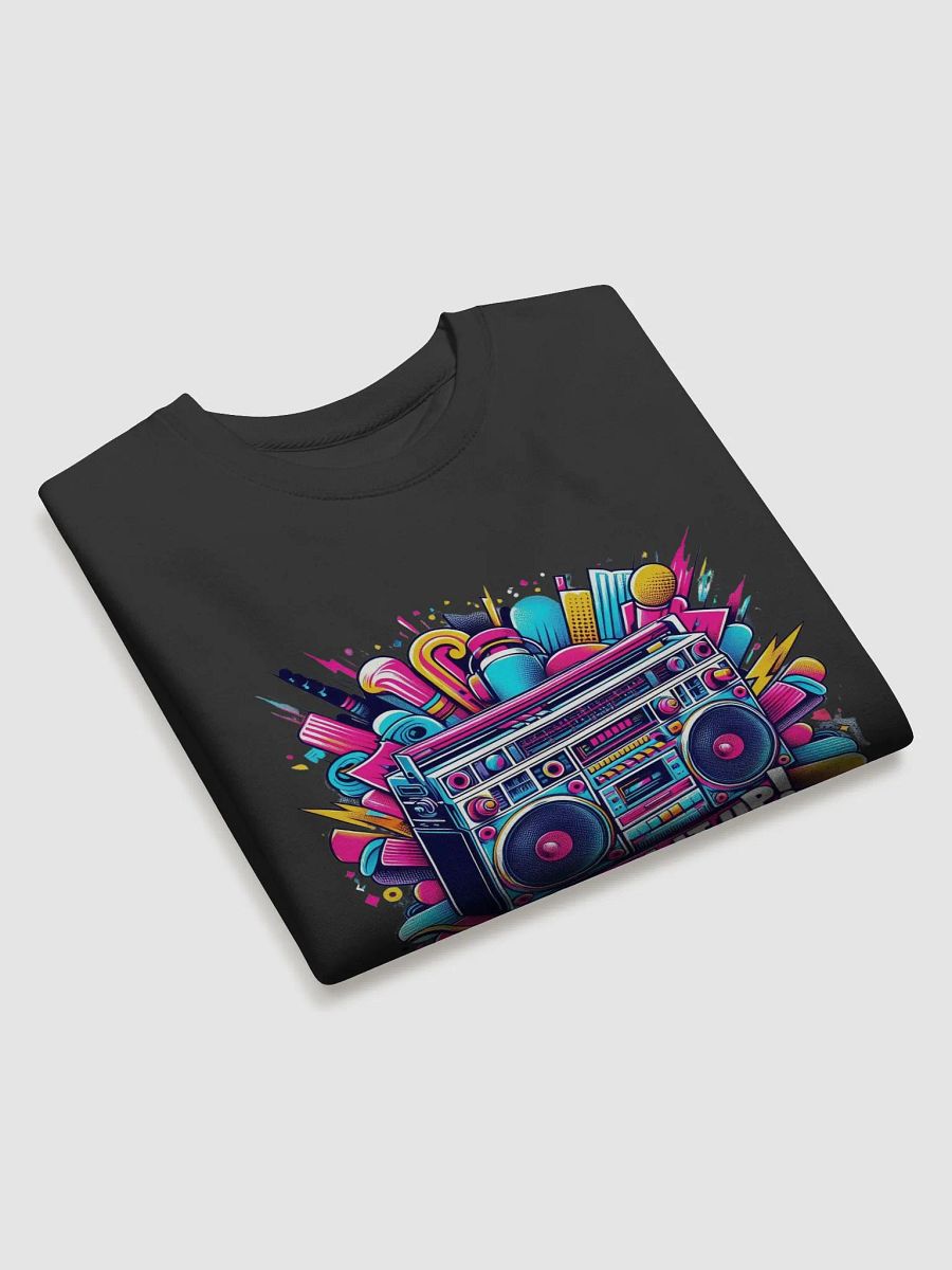 Retro Boombox Blast Premium Sweatshirt | AI Design oldschool product image (3)