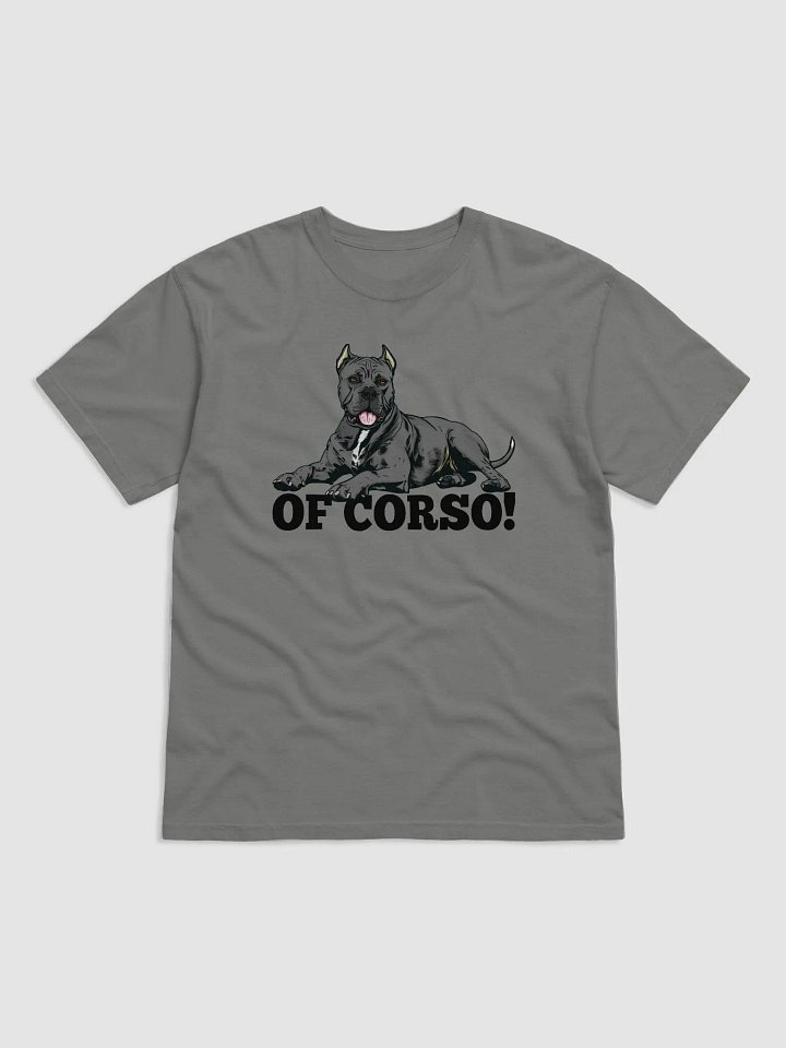 Of Corso! T-Shirt of a Cane Corso (Gray) | Funny T-Shirt for Cane Corso Paw-rents product image (1)