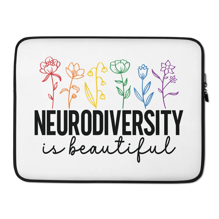 Neurodiversity Laptop Sleeve product image (2)