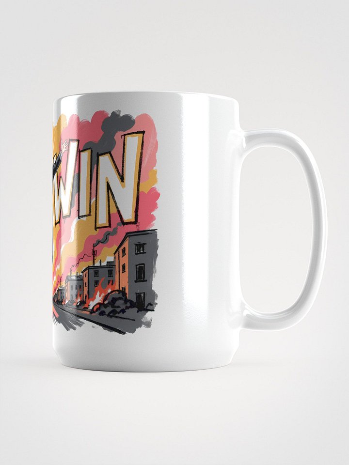 Triumphant Explosion Art Print – Urban Victory Glossy Mug product image (2)