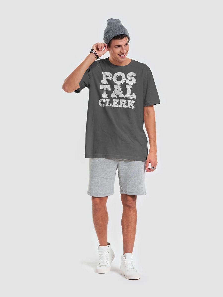 BIG LETTER POSTAL CLERK UNISEX TEE product image (51)