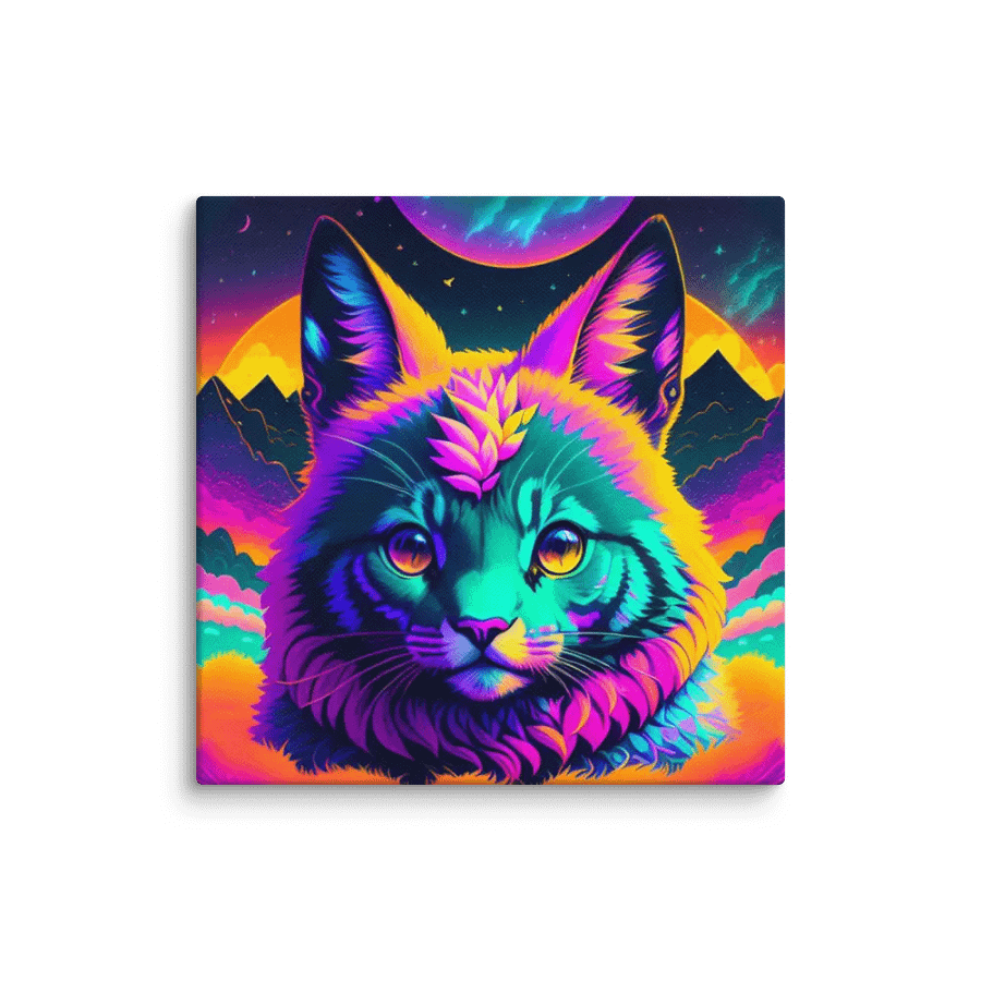 Cute Cat Digital Painting - v6 product image (4)