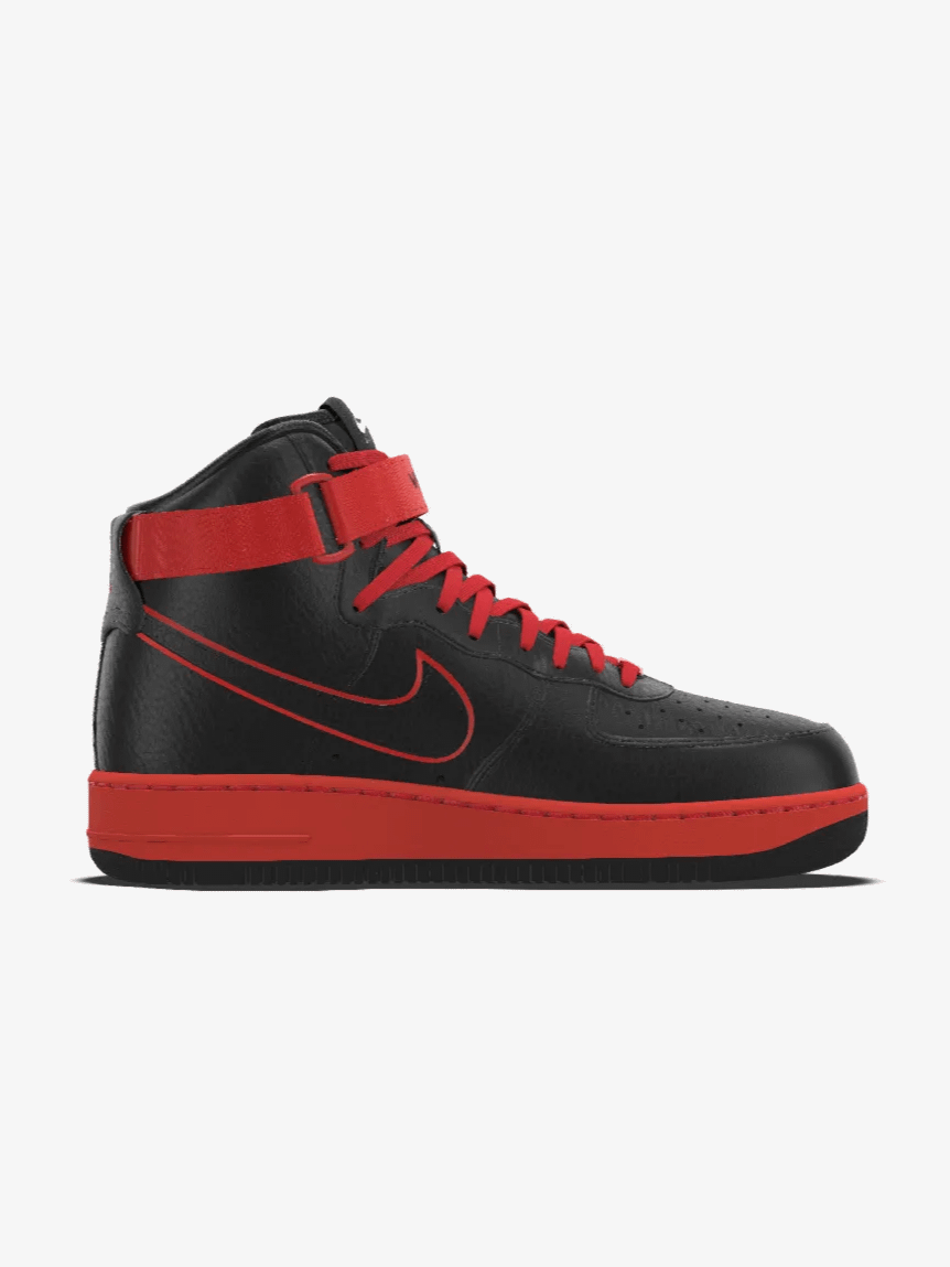 Red Subvert Air Force 1 High by Alluci N1K3-C1TY|Co-Lab product image (5)