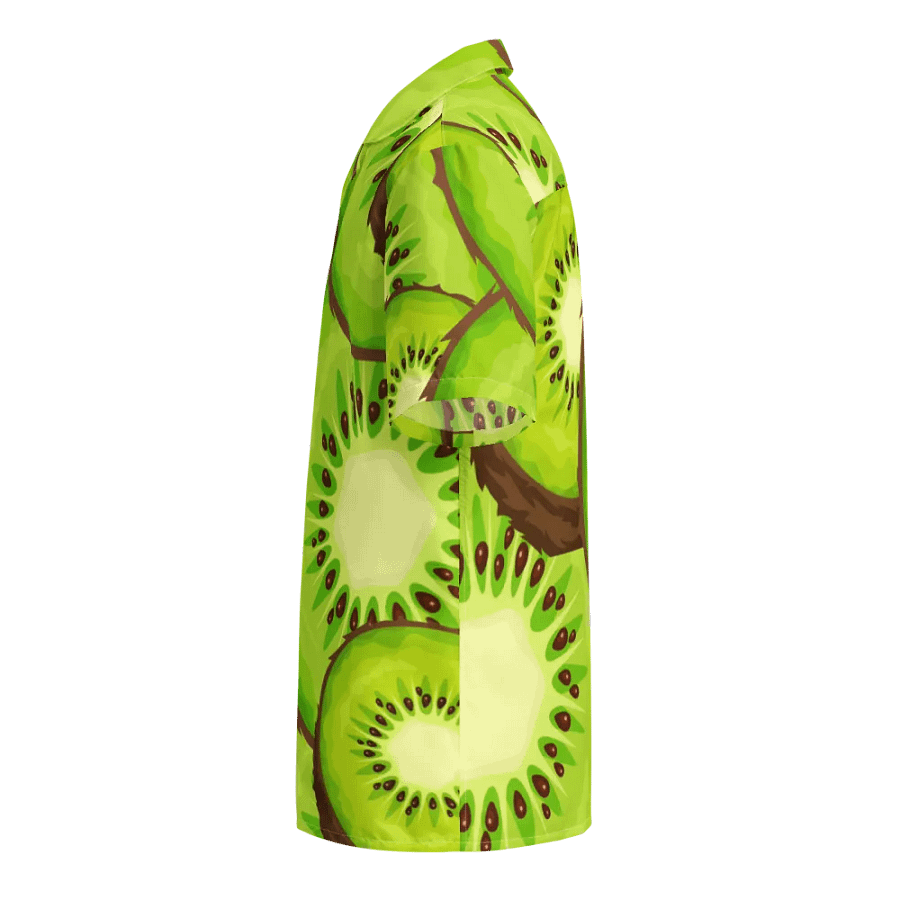 Kiwi Slice Delight Hawaiian Shirt product image (3)
