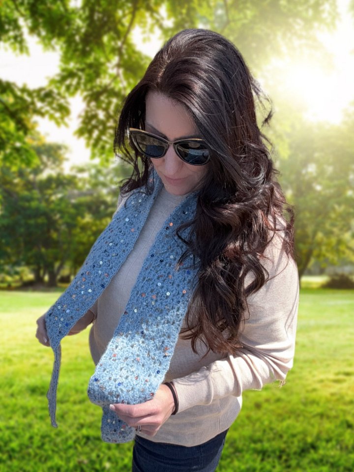 Echo Crochet Scarf product image (2)